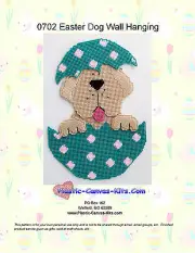 Easter Dog Wall Hanging-Plastic Canvas Pattern or Kit