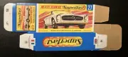 Matchbox Superfast #27 Mercedes 230 SL ‘70-‘71 Type G Repro Box