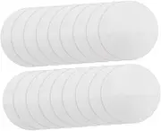 DECOMELODY Chemistry Lab Qualitative Filter Paper 100 Sheets Round Oil Test Paper Great for Home School