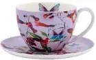 Maxwell & Williams Gabby Malpas Posey Breakfast Cup & Saucer 400ML Perennial Pen