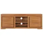 Solid Teak Wood TV Cabinet Entertainment Centre Storage Stand Sideboard vidaXL