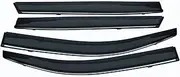 QVQOCUKS Sun Rain Visor Side Window Deflector Compatible for Toyota Yaris L Hatchback 2014-2019 Window Rain Guards Car Styling Auto Accessories
