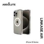 【KOZIIY】ABSOLUTE IPHONE 15 SERIES LINKASE AIR 軍規防摔玻璃手機殼 激透