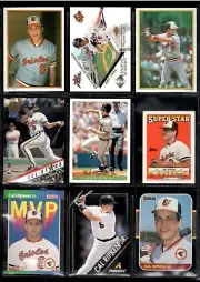 Cal Ripken Jr 25-card Baltimore Orioles Baseball Lot