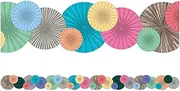 Teacher Created Resources Home Sweet Classroom Fans Die-Cut Border Trim (TCR8812)