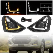 LED Daytime Running Light DRL Turn Signal Lamp KIT FOR For Isuzu DMax 2023-2025