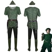 Peter Pan Wendy Fairytale Peter Pan Movie Cosplay for Men's Women's Boys Kid's Adults' Carnival Masquerade