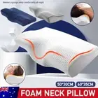 Memory Pillow Foam Orthopedic Neck Shoulder Support Cushion Pillow Pain Relief A