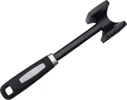 Checkered Chef Meat Tenderizer Best Hammer/Mallet Tool/Masher for Beef and Poultry Solid Metal Construction
