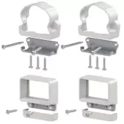 VINYL RAIL LINE BRACKET KIT Veranda Traditional Railing Durable Bracket 4-PACK