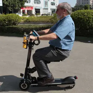 【特價優惠】yiweel電動滑板車可折疊帶座椅代駕滑板車電動車兩輪成人兒童迷你