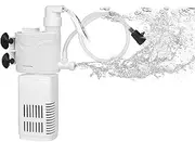 QiQiWader The Fish Tank Filter is Suitable for 10-40 Gallon Aquariums, Filtering/oxygenating/Water Circulation. Built-in Biochemical Filter Cotton