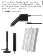 Jacool DC70 Omni-Directional Cell Phone Signal Booster For Car Truck SUV RV