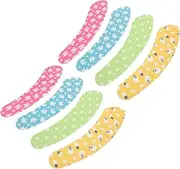 Hohopeti Washable Toilet Seat Covers for Bathroom Soft and Sticky Mats Yellow Blue Pink and Green Convenient and Stylish Closestool Pads