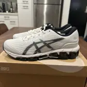 NEW Asics Gel-Quantum 360 VII 1201A481-102 Men’s White/Black Sneakers Size 7.5