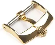 APTPKGDFDK Stainless Steel Watch Pin Buckle 16mm 18mm 20mm Silver Gold Leather Watch Band Strap Clasp Accessories Cuff