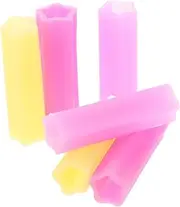 FOYTOKI Silicone Cuticle Scissor Sleeves 2 Pairs Nail Art Scissors Cover Scissor Tip Protector Manicure Tool Case