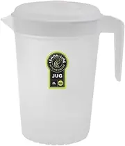 Lemon & Lime Fridge Jug, 2 Liter Capacity, White