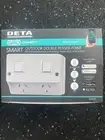 DETA Grid Connect Smart Outdoor Double Power Point 6294HA - IP54 Weatherproof