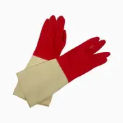Non-Slip Latex Household Cleaning Gloves Reusable Dishwashing Gloves Waterproof