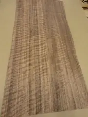 Etimoe Figured African Walnut wood veneer 10" x 23" raw 1/42" thick AA grade