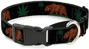 Buckle-Down CALI Yellowith Orange Martingale Dog Collar