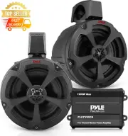 6.5 Inch Water-Resistant Off-Road Speakers 1200W ATV UTV Jeep Boat Audio System