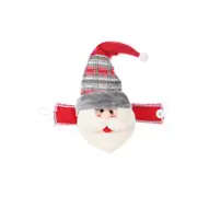 2 Pcs New Cartoon Creative Christmas Xmas Rubber Band Curtain Buckle Christmas Window Decoration Santa Claus