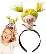 Doll Headband | Plush Cartoon Doll Hairband - Portable Doll Hair Headbands Hair Ornament, Plush Doll Headdress for Children Kids