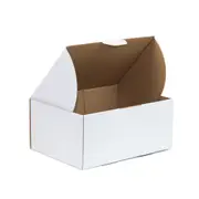 100x Mailing Box 220 x 160 x 100mm A5 Diecut White Shipping Carton B40