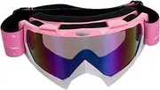 MOLUCKFU Dirt Bike Goggles Sturdy Lenses Windproof Cycling Goggles Motorcycle Helmet Race Snowboard Gear