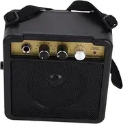 OSALADI Compact Mini Electric Guitar Amplifier 5w Bass Guitar Amp Audio Cable Adapter Mini Amp High Fidelity Sound Versatile Connectivity