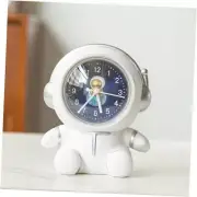 Astronaut Desk Clock Piggy Bank/Savings Jar, Kids Room Space Theme Decor, White