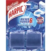 Harpic Foaming Blue Toilet Cleaner Block 114g x 2 pack