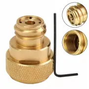 Easy To Use Gold Brass CO2 Adapter for Sodas tream Machine and Paintball Can For