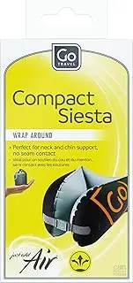 Go Travel Compact Siesta Inflatable Pillow, Black