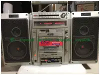 在飛比找露天拍賣優惠-【影音收藏】古董級日立 TRK9200W便攜式收錄音機