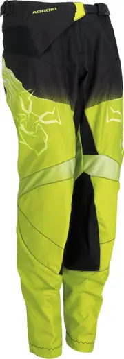 Moose Offroad Agroid, textile pants youth , color: Neon-Green/Black , size: 28