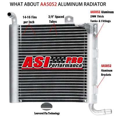 Aluminium Radiator LR092120 Fit Land Rover Range Rover Velar Jaguar F-Pace