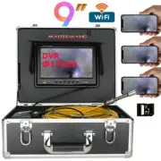9inch Wireless Pipe Inspection Video DVR Camera Drain Pipe Sewer Inspection 8GB