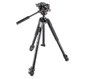 Manfrotto 190X Aluminum 3-Section Tripod Kit with XPRO Fluid Head (MK190X3-2W)