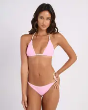 [Kaiami] Kaiami Women's Portia Triangle Bikini Top in Musk Size 10 10 Musk