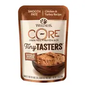 Wellness Core Tiny Tasters Chicken & Turkey Pate Wet Cat Food 50g x 12