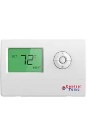 New ControlTemp CT72 Basic Tamper Proof Thermostat White