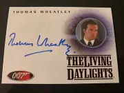 Thomas Wheatley As Saunders In The Living Daylights Authentic Autograph Card.