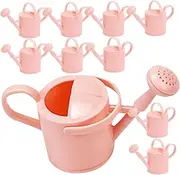 GREENADSCAPE 10pcs Mini Watering Bath Holder Water Fountain Watering Can Nozzle Water Automatic Bath Bubble Machine Bath Watering Cans Plastic Pink