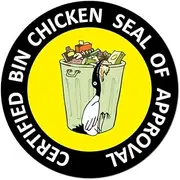 Bin Chicken Seal of Approval Car Sticker Decal Funny Joke Sydney Bird Rubbish