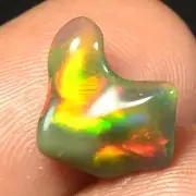 1.90Ct Natural Black Opal New Found Africa Polished Tumble Rough Specimen