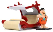 Jada #33382 The Flintstones Flintmobile With Fred Flintstone Die-Cast Collectible Vehicle - New, Unopened