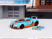 Mortal 1/64 Bugatti Veyron Grand sport Gulf Diecast Car Model Toy Gift